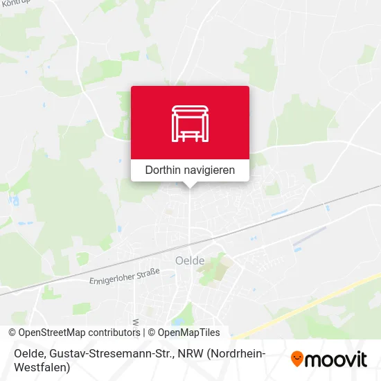 Oelde, Gustav-Stresemann-Str. Karte