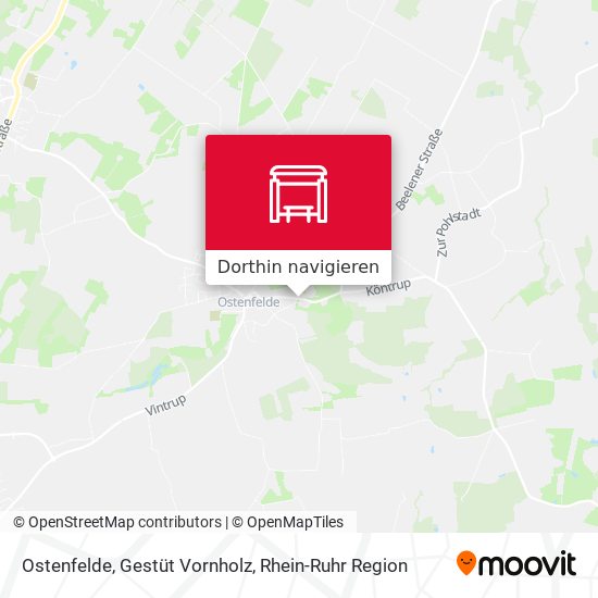 Ostenfelde, Gestüt Vornholz Karte