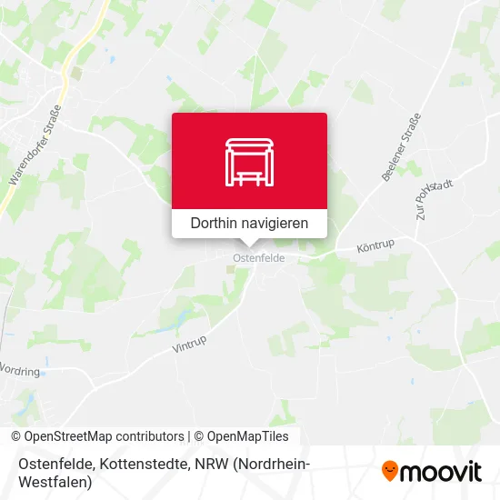 Ostenfelde, Kottenstedte Karte