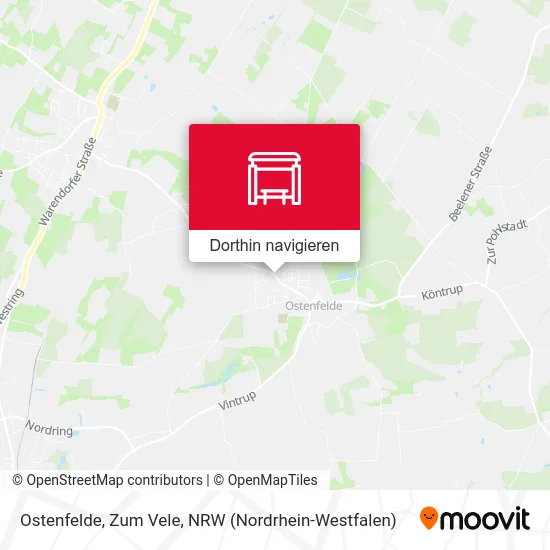 Ostenfelde, Zum Vele Karte