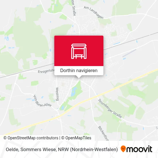 Oelde, Sommers Wiese Karte