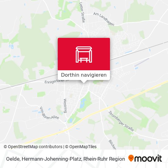 Oelde, Hermann-Johenning-Platz Karte