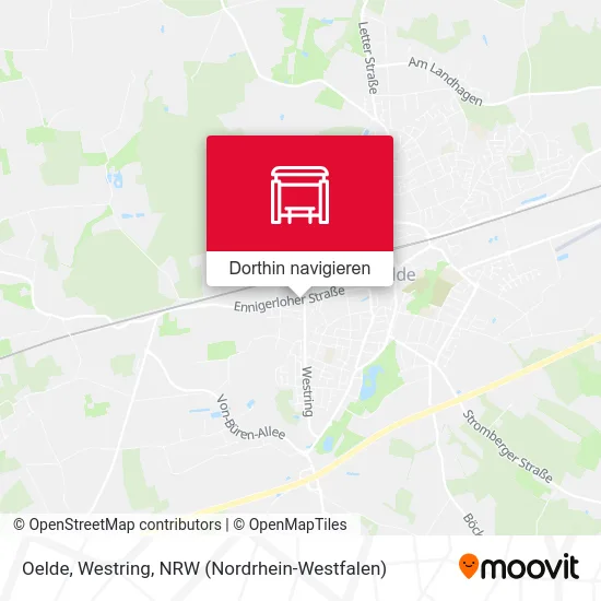 Oelde, Westring Karte