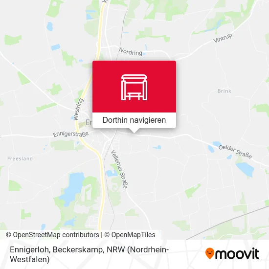 Ennigerloh, Beckerskamp Karte