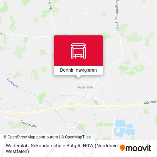 Wadersloh, Sekundarschule Bstg A Karte