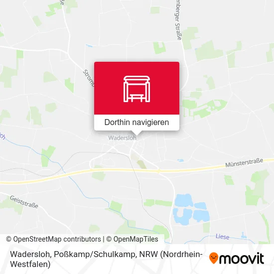 Wadersloh, Poßkamp/Schulkamp Karte