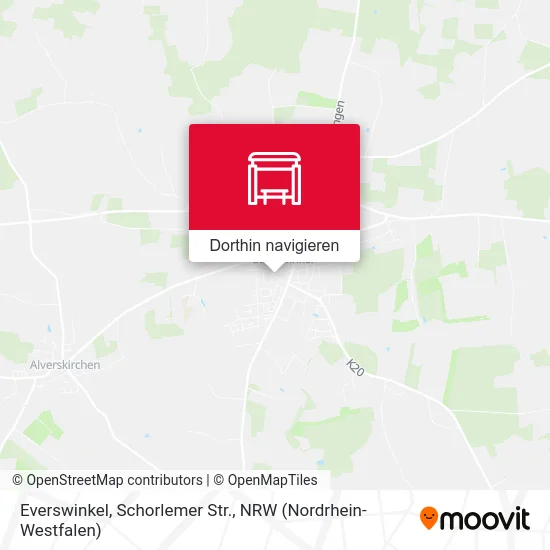 Everswinkel, Schorlemer Str. Karte