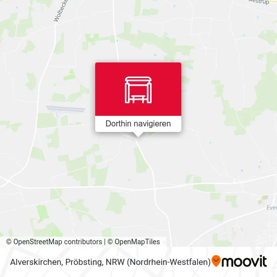 Alverskirchen, Pröbsting Karte