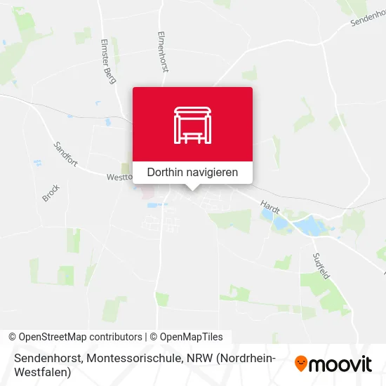 Sendenhorst, Montessorischule Karte
