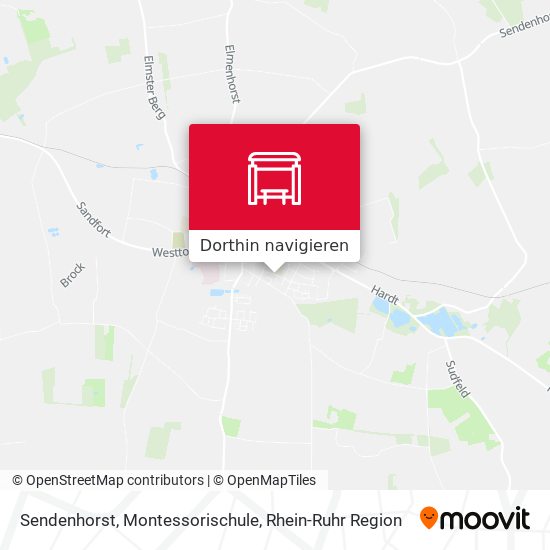 Sendenhorst, Montessorischule Karte