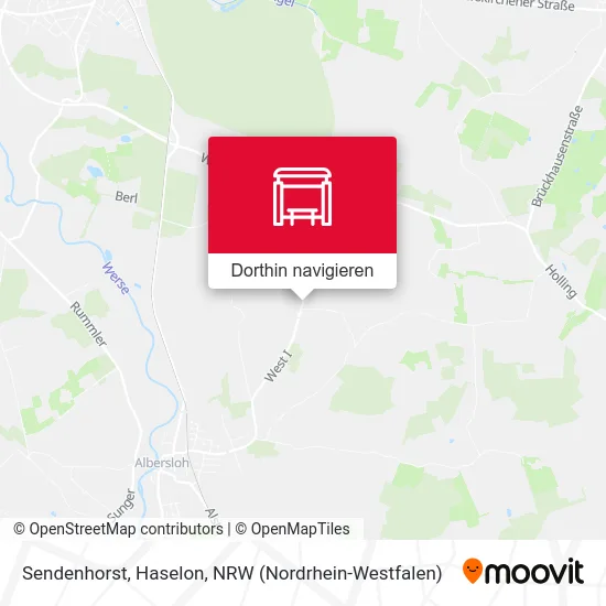 Sendenhorst, Haselon Karte