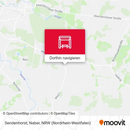 Sendenhorst, Naber Karte