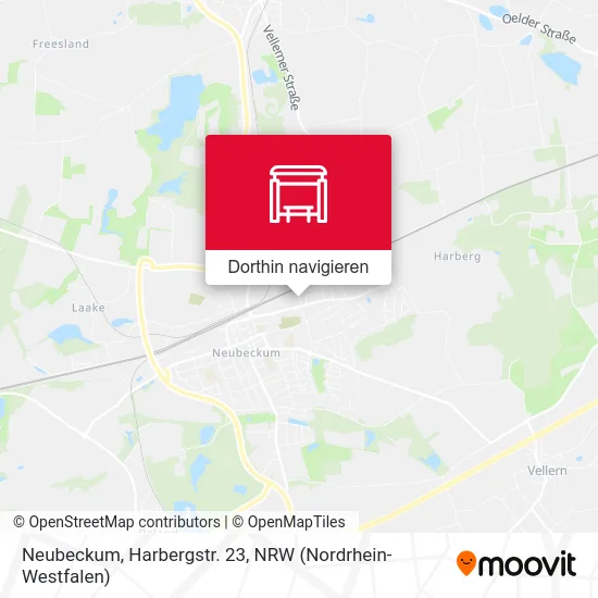Neubeckum, Harbergstr. 23 Karte