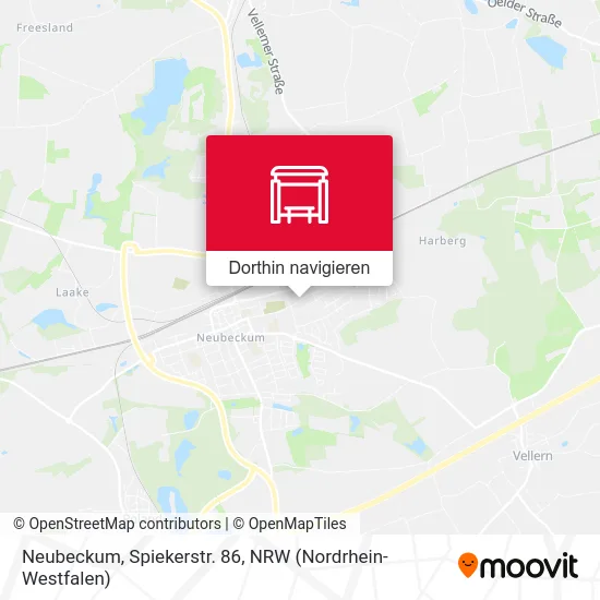 Neubeckum, Spiekerstr. 86 Karte