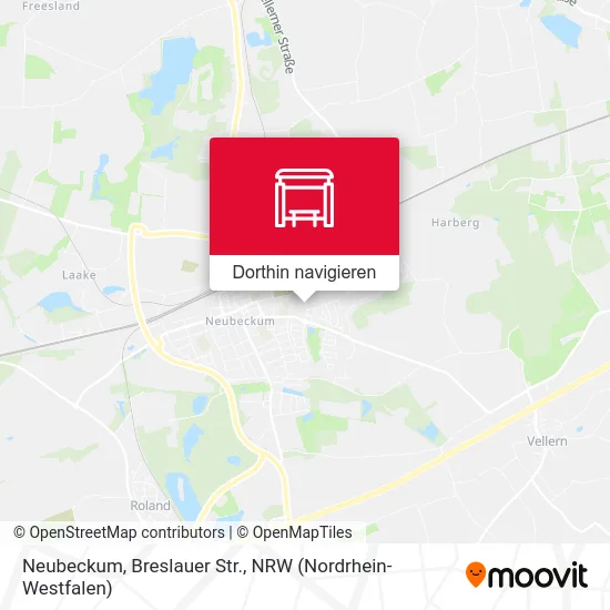 Neubeckum, Breslauer Str. Karte