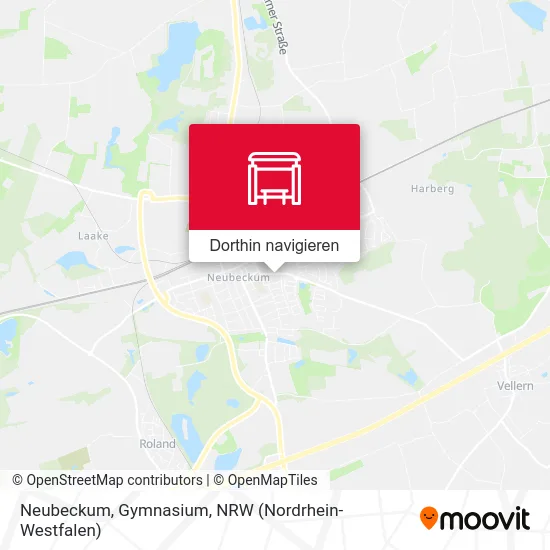 Neubeckum, Gymnasium Karte