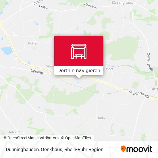 Dünninghausen, Oenkhaus Karte