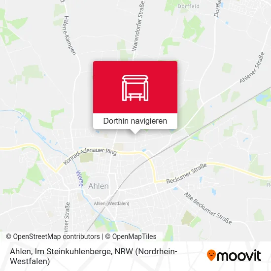 Ahlen, Im Steinkuhlenberge Karte