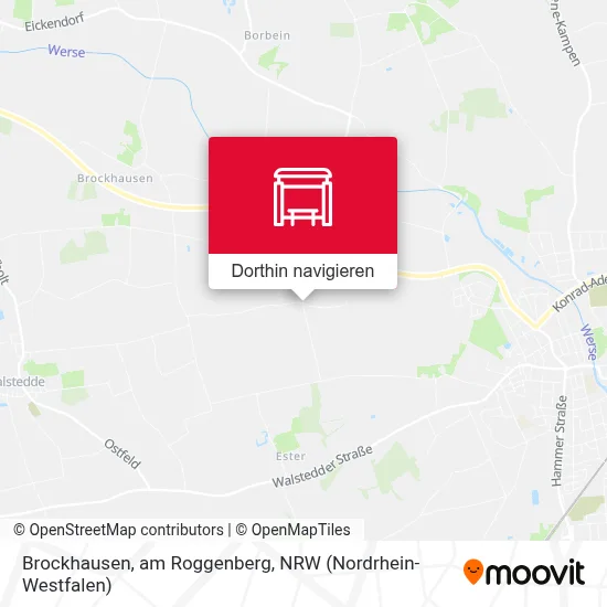 Brockhausen, am Roggenberg Karte