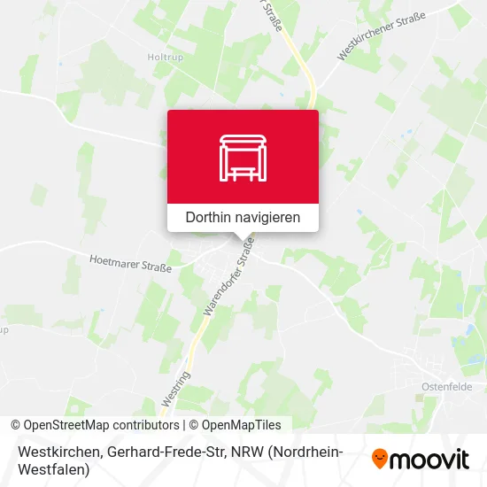 Westkirchen, Gerhard-Frede-Str Karte