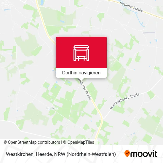 Westkirchen, Heerde Karte