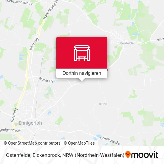 Ostenfelde, Eickenbrock Karte