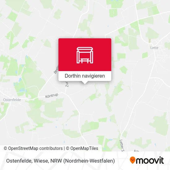 Ostenfelde, Wiese Karte