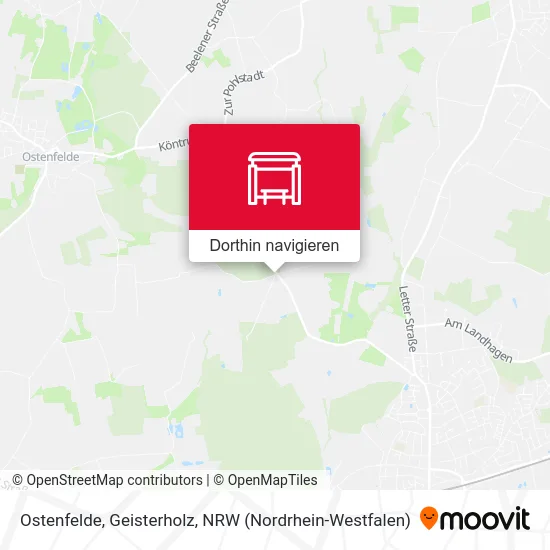 Ostenfelde, Geisterholz Karte
