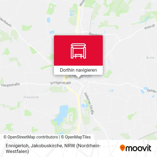 Ennigerloh, Jakobuskirche Karte