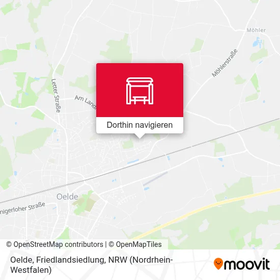 Oelde, Friedlandsiedlung Karte