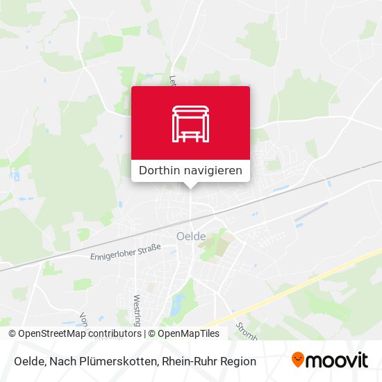 Oelde, Nach Plümerskotten Karte