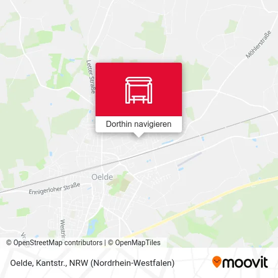 Oelde, Kantstr. Karte