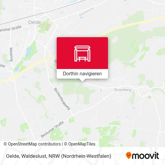 Oelde, Waldeslust Karte