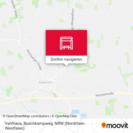 Vahlhaus, Buschkampweg Karte