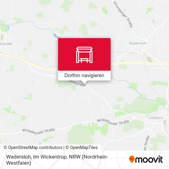 Wadersloh, Im Wickentrup Karte