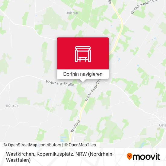 Westkirchen, Kopernikusplatz Karte