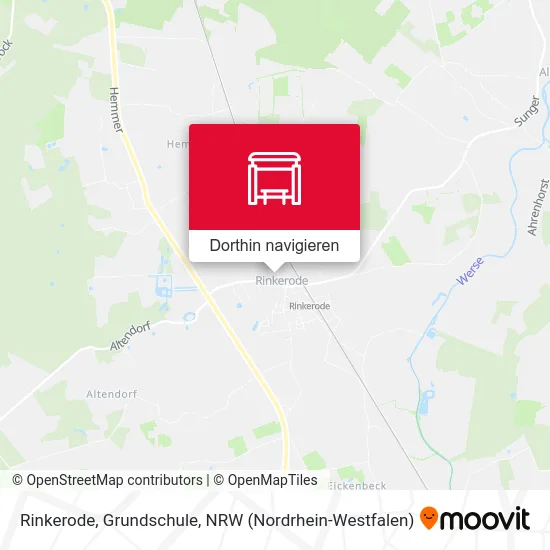 Rinkerode, Grundschule Karte