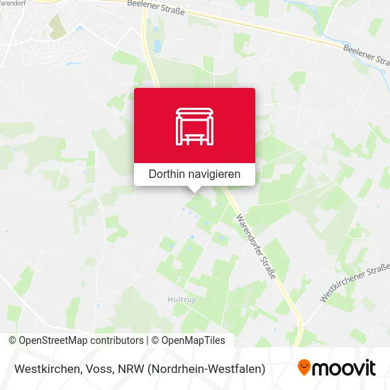 Westkirchen, Voss Karte