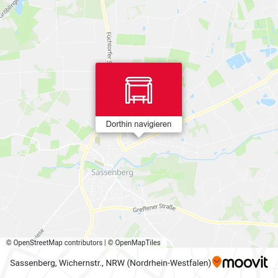 Sassenberg, Wichernstr. Karte