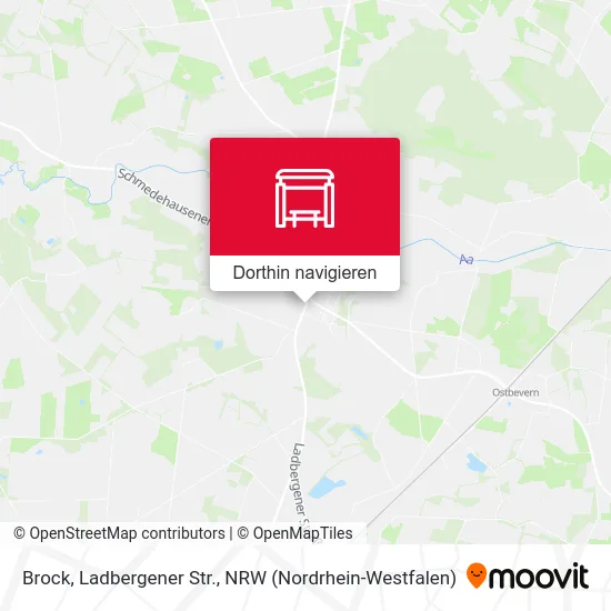 Brock, Ladbergener Str. Karte