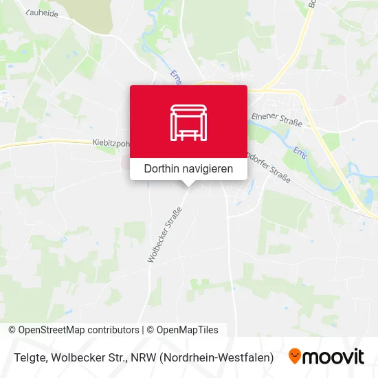 Telgte, Wolbecker Str. Karte