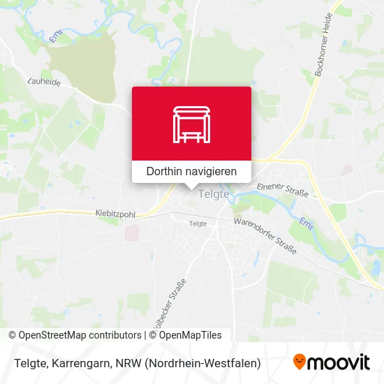 Telgte, Karrengarn Karte