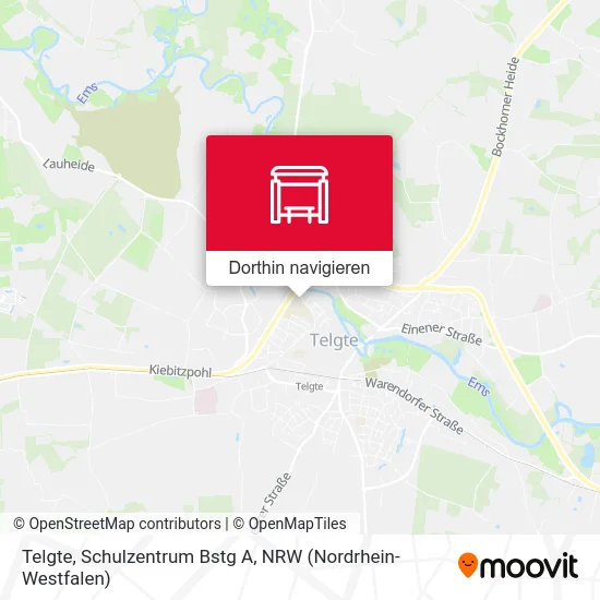 Telgte, Schulzentrum Bstg A Karte