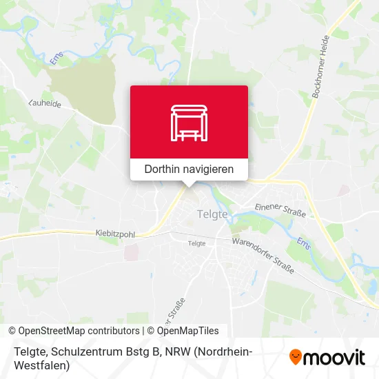 Telgte, Schulzentrum Bstg B Karte