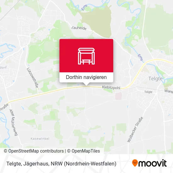 Telgte, Jägerhaus Karte