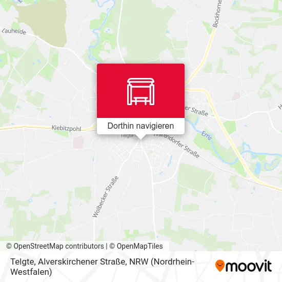 Telgte, Alverskirchener Straße Karte