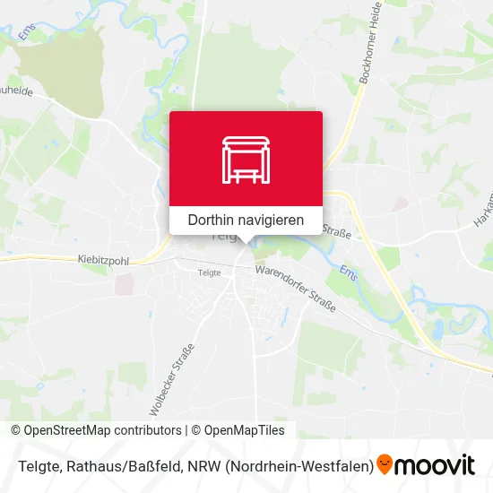 Telgte, Rathaus/Baßfeld Karte