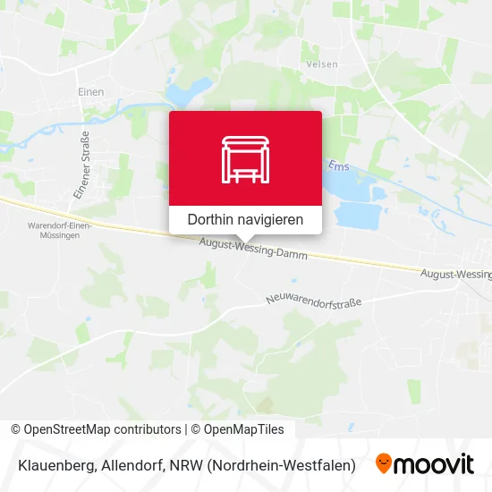 Klauenberg, Allendorf Karte