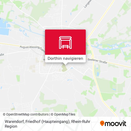Warendorf, Friedhof (Haupteingang) Karte