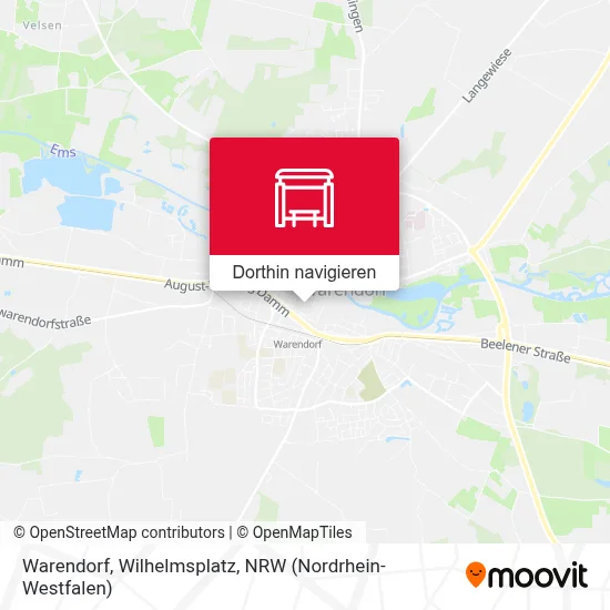 Warendorf, Wilhelmsplatz Karte